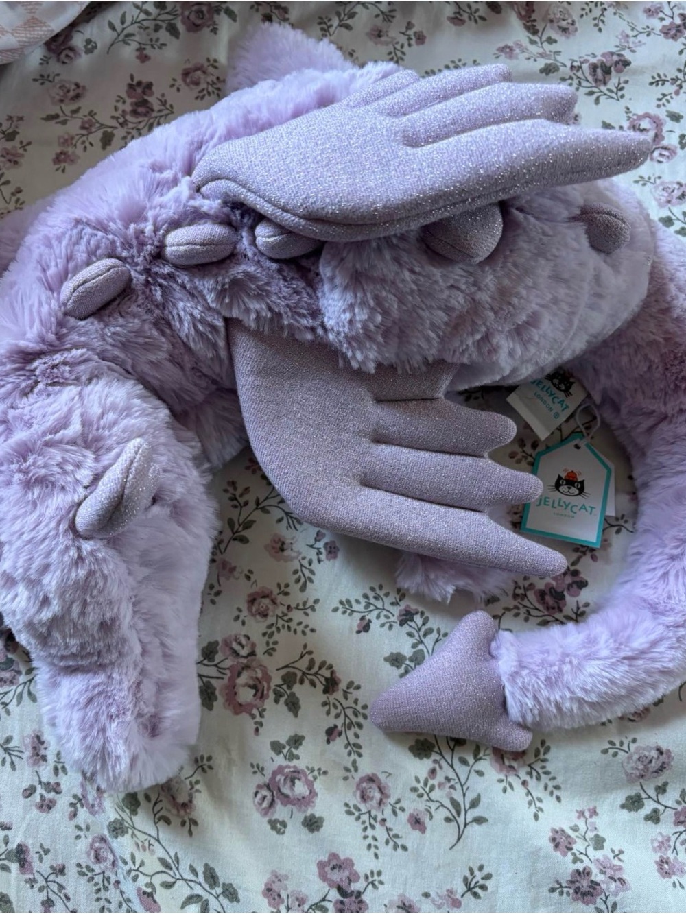 Large Lavender Dragon BNWT